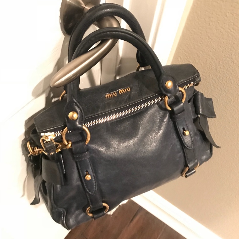 Miu miu vitello bow bag
